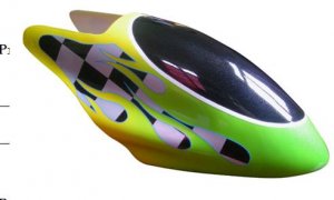 Beautiful Canopy for t-rex 450 V2 Heli