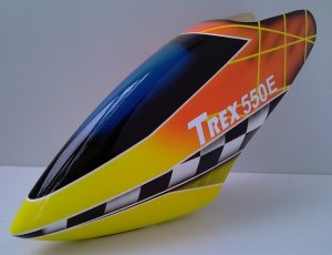 Beautiful Canopy for T-rex 550 E  Heli
