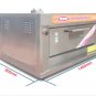 Gas Roasting / Baking Deck Type Oven, 1 Deck 2 Trays, Stainless Steel