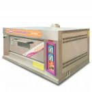 Gas Roasting / Baking Deck Type Oven, 1 Deck 2 Trays, Stainless Steel