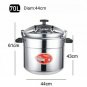 Pressure Canner - 70 LITER (75 Quart) Commercial LP Gas Pressure Fryer