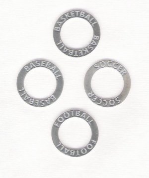 Affirmation/Message Rings - Sports