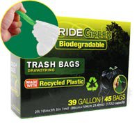 39-Gallon Drawstring PrideGreen&acirc;�&cent; Biodegradable Trash Bags