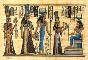 Isis Seated On Her Throne