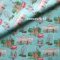 London Blue 1 M ~ Cath Kidston Cotton Duck Fabric