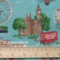 London Blue 1 M ~ Cath Kidston Cotton Duck Fabric