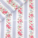 Lace Stripe Grey 1.36 M ~ Cath Kidston Cotton Duck Fabric
