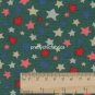 Shooting Star Green 1 M ~ Cath Kidston Cotton Duck Fabric