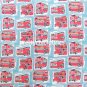 London Bus Brushed Cotton ~ Cath Kidston Nightwear Fabric 1M