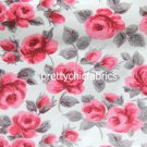 Painted Rose Red Cotton Duck 1 M ~ Cath Kidston