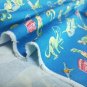 Dino Cath Kidston Blue Cotton Duck Fabric Dinosaurs 1 M ~ Cath Kidston