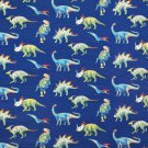 Bright Dinosaurs Navy Blue 1 M ~ Cath Kidston Cotton Duck Fabric