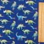 Bright Dinosaurs Navy Blue 1 M ~ Cath Kidston Cotton Duck Fabric