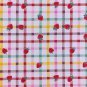 Sweet Strawberries (Gingham Check) 1 M ~ Cath Kidston Cotton Duck Fabric