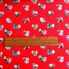 Alice in Wonderland Friends Toss Movie Classic Red 1 M ~ Cath Kidston Cotton Duck Fabric