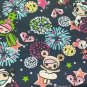 1 Yard Donutella Fireworks Night (050) Polyester Canvas Fabric
