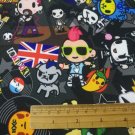 1 Yard Punk Music (015) Polyester Canvas Fabric
