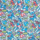 1 Yard Boom!Pow! Power! Super Sports World (051) Polyester Canvas Fabric