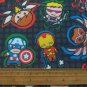 1 Yard Kawaii Marvel Heros Captain America.....Polyester Canvas Fabric