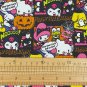 1 Yard Friends Happy Halloween Party Cotton Fabric