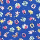 Lucky Charms Navy Cotton Duck Fabric Cath Kidston 1 M