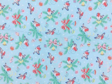 Christmas Robins Cath Kidston Craft Cotton Fabric~ Cath Kidston