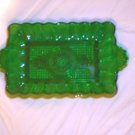 LOVELY VINTAGE GREEN CANDY DISH (B1)