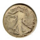 1917D (G) WALKING LIBERTY HALF DOLLAR (W94) REV. SILVER