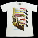 T-shirt  SP13 L Paint Gun Melt White Funky Punk Rock
