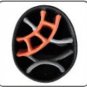 New 2011 Orange Silver 3WC Golf Cart Bag for Clubs Hot