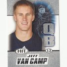 Jeff Van Camp 2011 Sage Hit Silver Rookie #13 Jeff Van Camp 2011 Sage Hit Silver Rookie #13