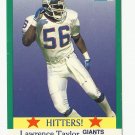 Lawrence Taylor 1991 Fleer Hitters Single Card #398 New York Giants Lawrence Taylor 1991 Fleer Hitters Single Card #398 New York Giants