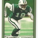 Keyshawn Johnson 1999 Topps Single Card #310 New York Jets
