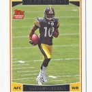 Santonio Holmes 2006 Topps Rookie Card #352 Pittsburgh Steelers/New York Jets Santonio Holmes 2006 Topps Rookie Card #352 Pittsburgh Steelers/New York Jets