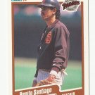 Benito Santiago 1990 Fleer Single Card #167 San Diego Padres/San Francisco Giants Benito Santiago 1990 Fleer Single Card #167 San Diego Padres/San Francisco Giants
