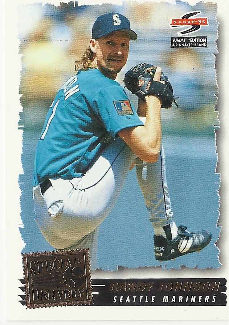 Randy Johnson 1995 Score Summit Edition Special Delivery Card 193