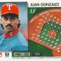 Juan Gonzalez 1995 Score Summit Edition Card #90 Texas Rangers