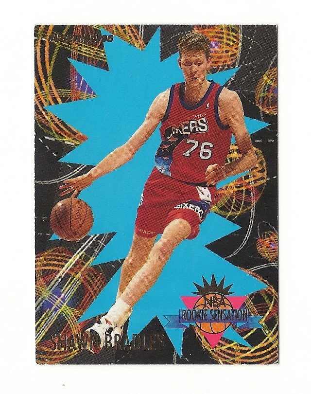 Shawn Bradley 1994 Fleer NBA Rookie Sensation Rookie 2 Philadelphia 76ers