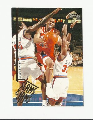 Jerry Stackhouse 1995 Upper Deck Slam Jam Rookie Card 358 Philadelphia 76ers