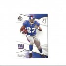 Brandon Jacobs 2009 SP Authentic Card #6 New York Giants