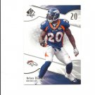 Brian Dawkins 2009 SP Authentic Card #43 Denver Broncos/Philadelphia Eagles Brian Dawkins 2009 SP Authentic Card #43 Denver Broncos/Philadelphia Eagles