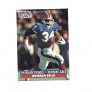 Thurman Thomas 1991 Pro Set Card #86 Buffalo Bills