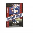 Eli Manning 2007 Donruss Threads Century Stars Insert #CS-8 New York Giants