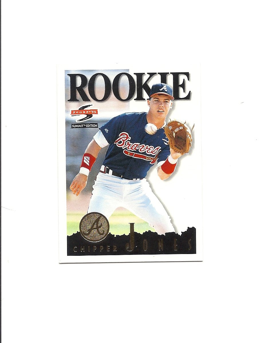 Chipper Jones 1995 Score Summit Edition Rookie Card #115 ...