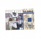 Edgerrin James 2002 Upper Deck Rookie Glory Piece of History Rookie Card #RG-5 Indianapolis Colts