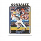 Juan Gonzalez 2004 Topps Card #188 Kansas City Royals/Texas Rangers