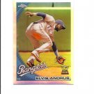 Elvis Andrus 2010 Topps Chrome Refractor Card #87 Texas Rangers