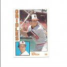 Cal Ripken Jr. 1984 Topps Card #490 Baltimore Orioles Cal Ripken Jr. 1984 Topps Card #490 Baltimore Orioles