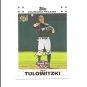 Troy Tulowitzki 2007 Topps Opening Day Rookie Card #163 Colorado Rockies
