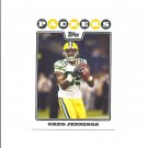Greg Jennings 2008 Topps Card #111 Green Bay Packers/Minnesota Vikings Greg Jennings 2008 Topps Card #111 Green Bay Packers/Minnesota Vikings
